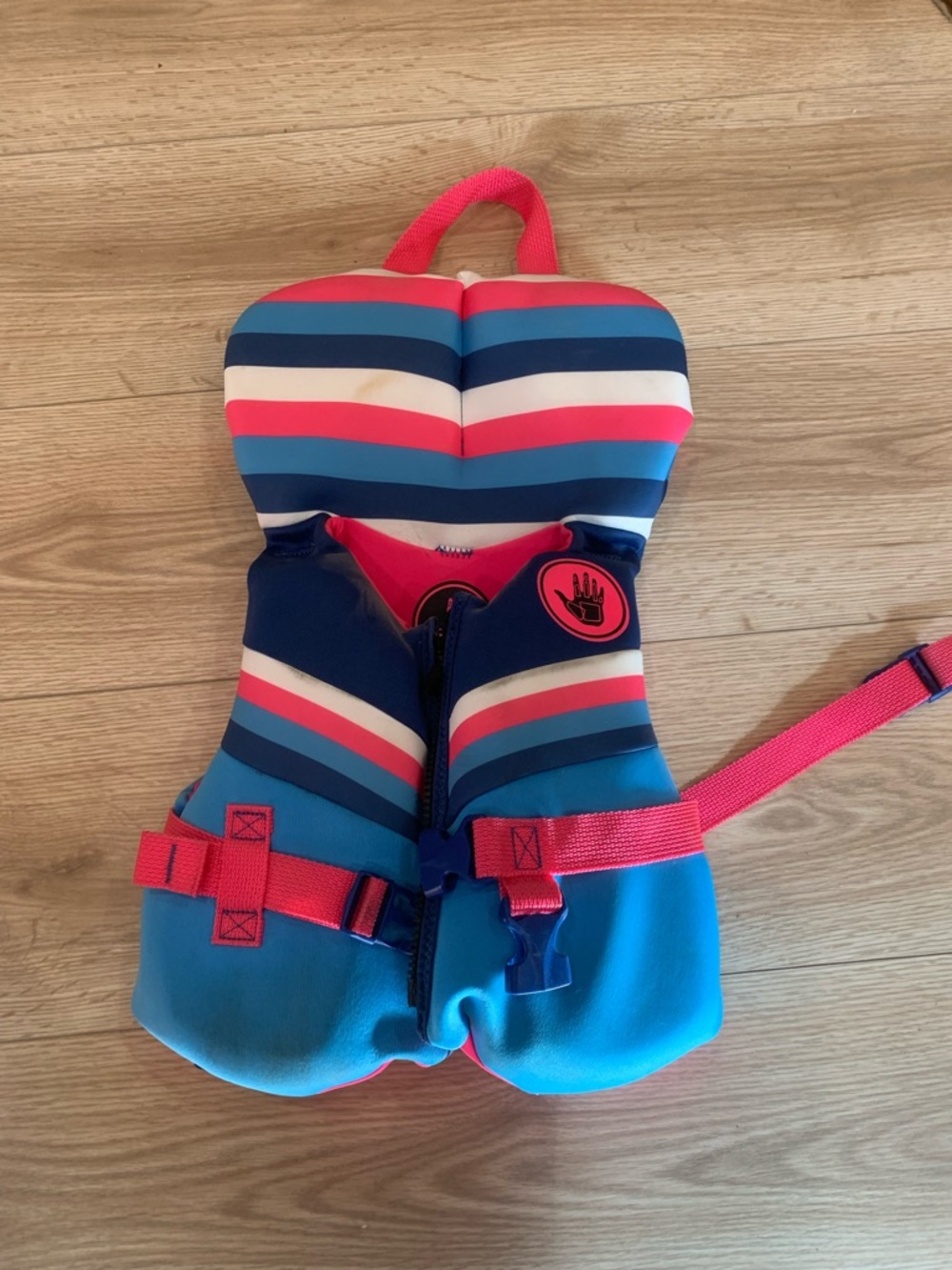 Kids Swim Vest - Multicolor Striped Floatation Aid